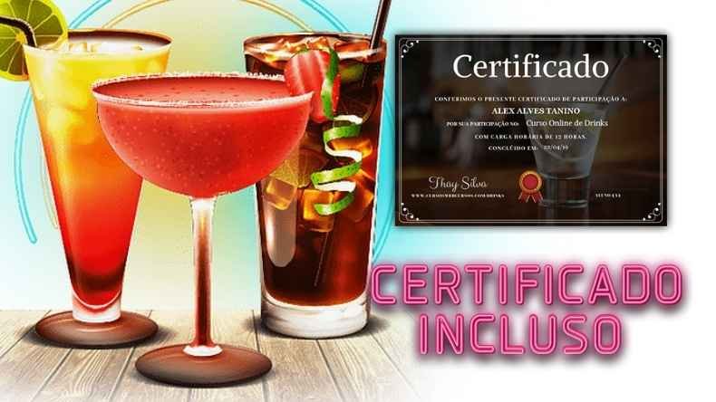 Curso de Bartender Online Funciona, Curso de Bartender Online Dá Resultado